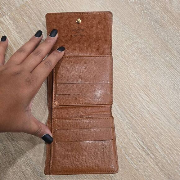 Louis Vuitton Compact Elise Wallet Monogram Vintage Leather - Picture 6 of 10